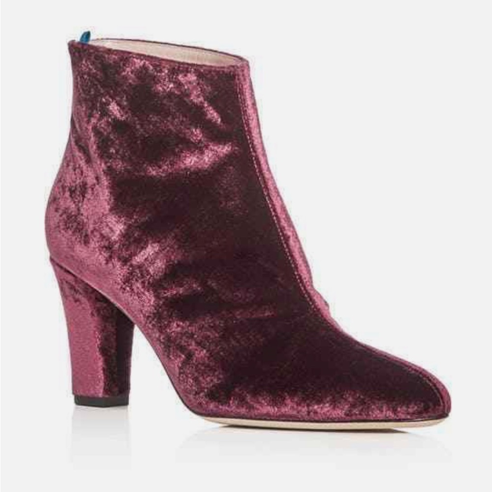 SJP by Sarah Jessica Parker Velvet Booties NWT